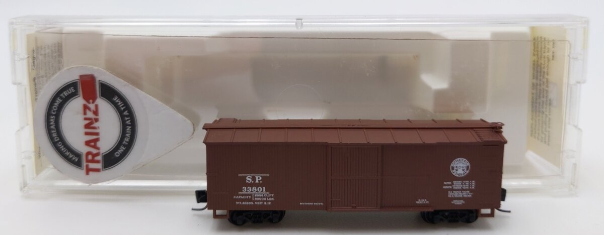 Micro-Trains 13911-2 Z Scale SP 40' Double-Sheathed Wood Box Car #33801 LN/Box