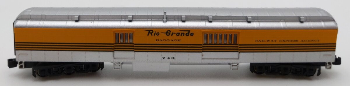 American Z-Line 71625-2 Z Denver & Rio Grande Heavyweight Baggage Car #743 LN/Box