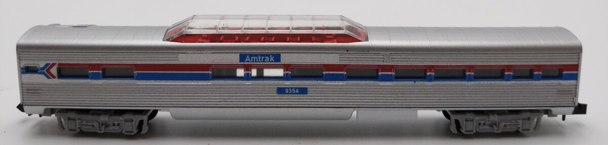 Minitrix 3053 N Scale Amtrak vista Dome Passenger Car #9354 EX/Box