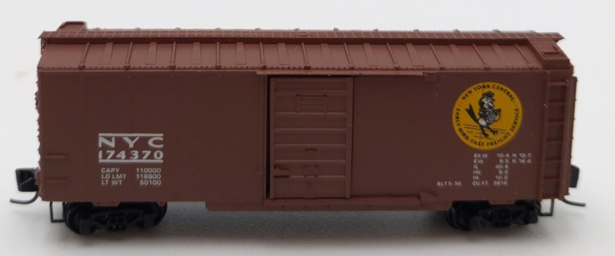 Micro-Trains 14117-2 Z Scale New York Central Boxcar #174370 LN/Box