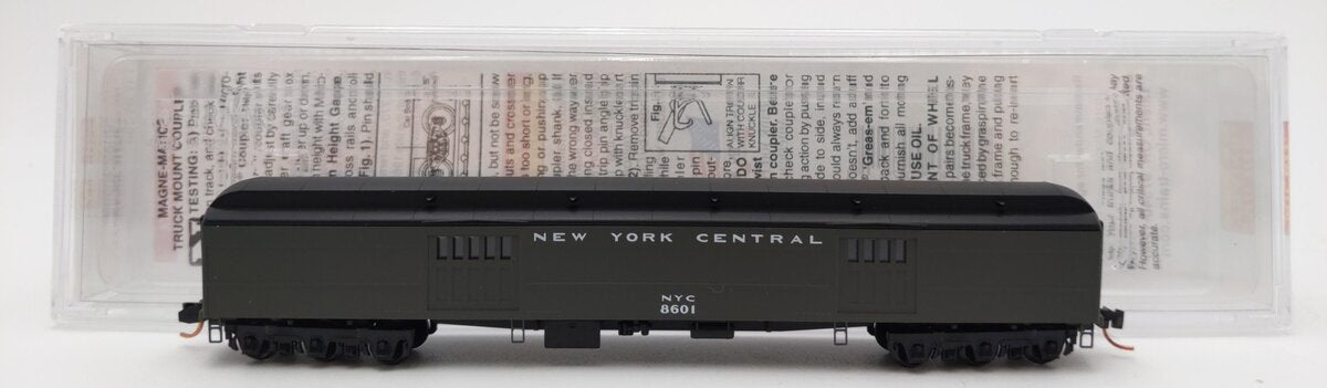 Micro-Trains 14700130 N Scale New York Central 70' Heavyweight Baggage Car #8601 LN/Box