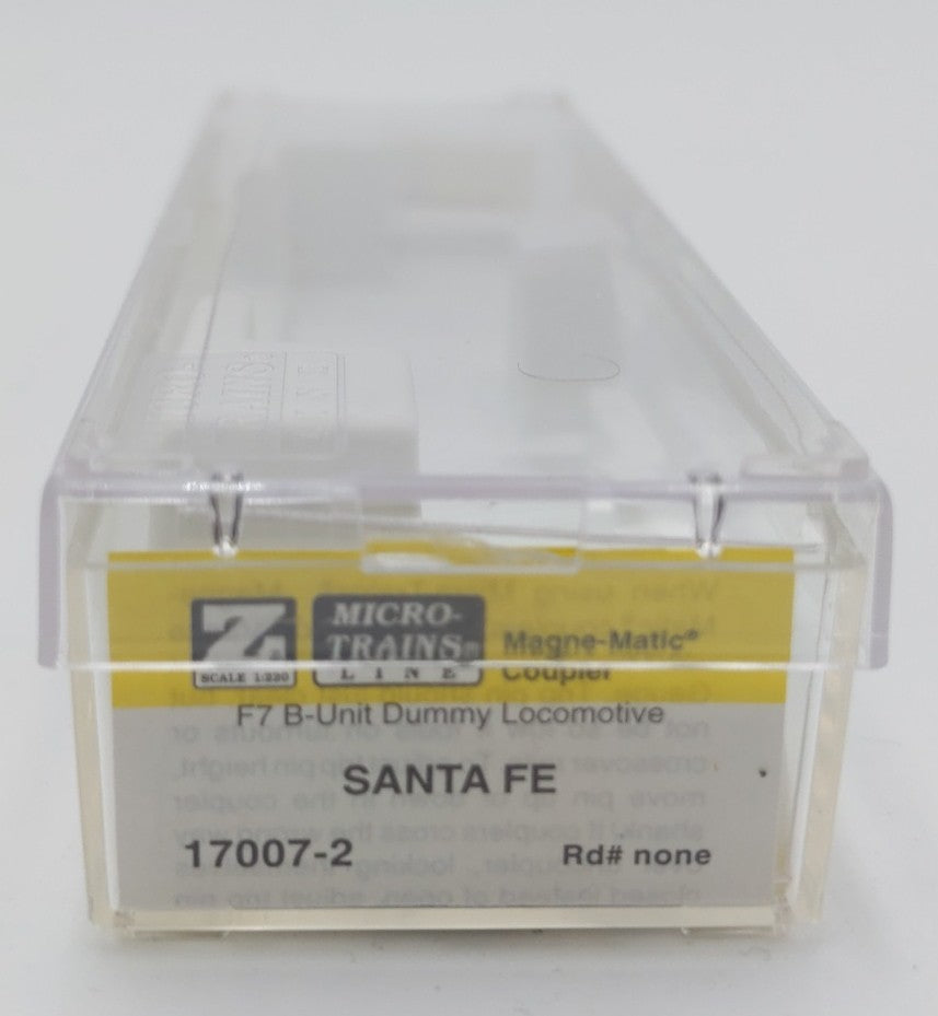 Micro-Trains 17007-2 Z Scale Santa Fe F7-B Dummy Locomotive EX/Box