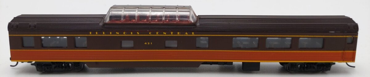 Con-Cor 0001-040249 N IC 85' Smooth-Side Mid-Train Dome w/Micro-Trains Couplers