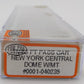 Con-Cor 40235 N NYC  85' Smooth-Side Mid-Train Dome Car w/Micro-Trains Couplers EX/Box