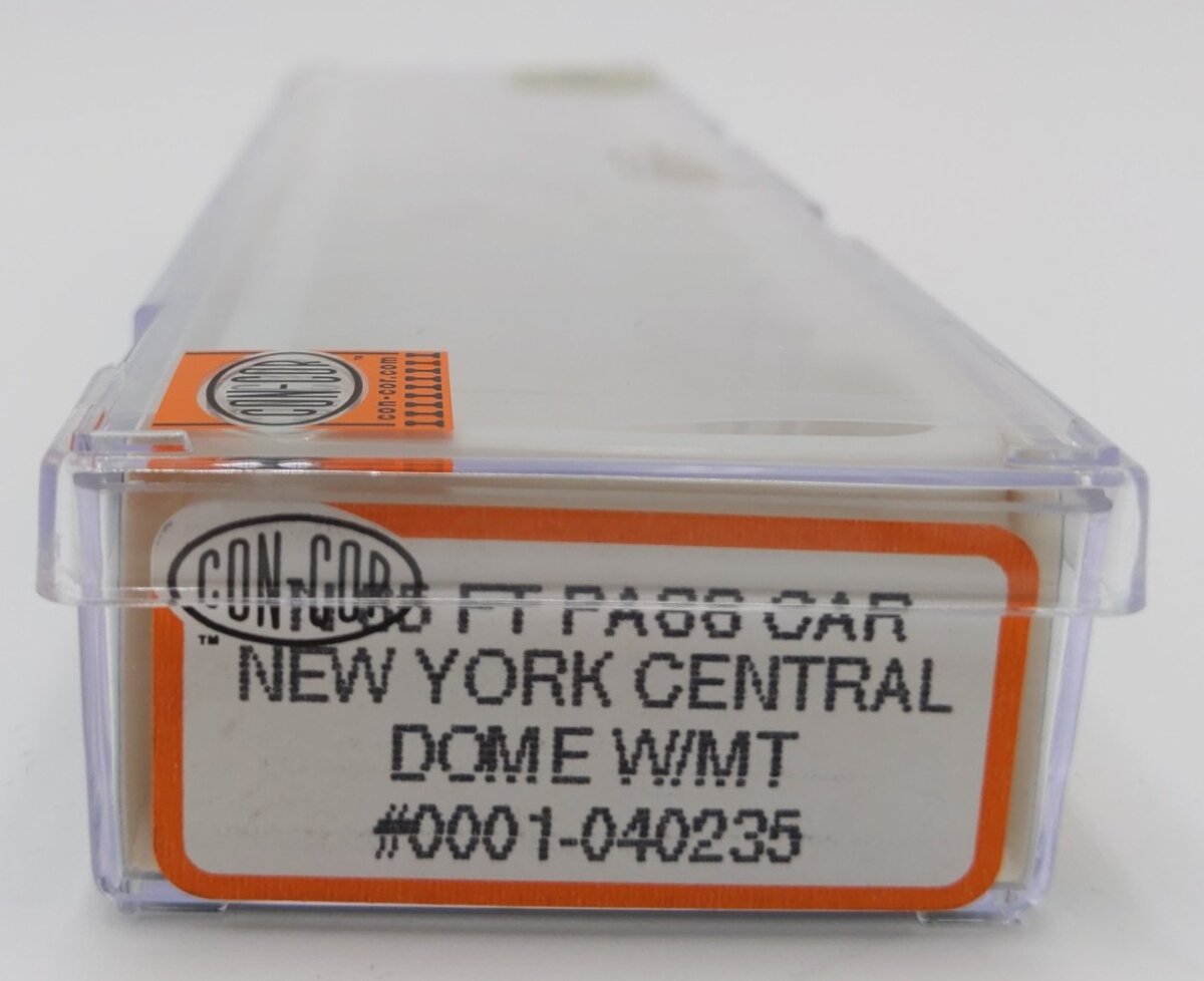 Con-Cor 40235 N NYC  85' Smooth-Side Mid-Train Dome Car w/Micro-Trains Couplers EX/Box