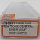 Con-Cor 00001-040285 N NYC 85' Smooth-Side Diner Car with Micro-Trains Couplers LN/Box