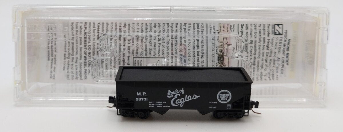 Micro-Trains 53300091 Z MP 33' 2-Bay Offset-Side Open Hopper w/Load #58731 LN/Box