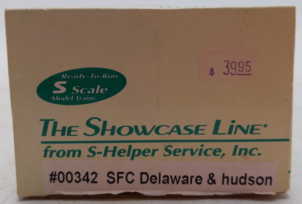 S-Helper 00342 S Gauge Delaware & Hudson Flat Freight Car #16502 EX/Box