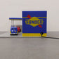 Menards 275-9288 O Scale Sunoco Gas Station w/ 2 Ford Trucks EX/Box