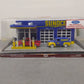 Menards 275-9288 O Scale Sunoco Gas Station w/ 2 Ford Trucks EX/Box