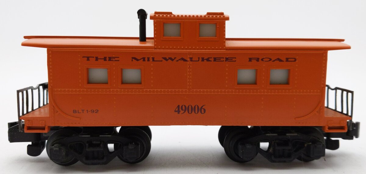 American Flyer 6-49006 S Gauge Milwaukee Road Caboose 49006 w/Operating Brakeman EX/Box