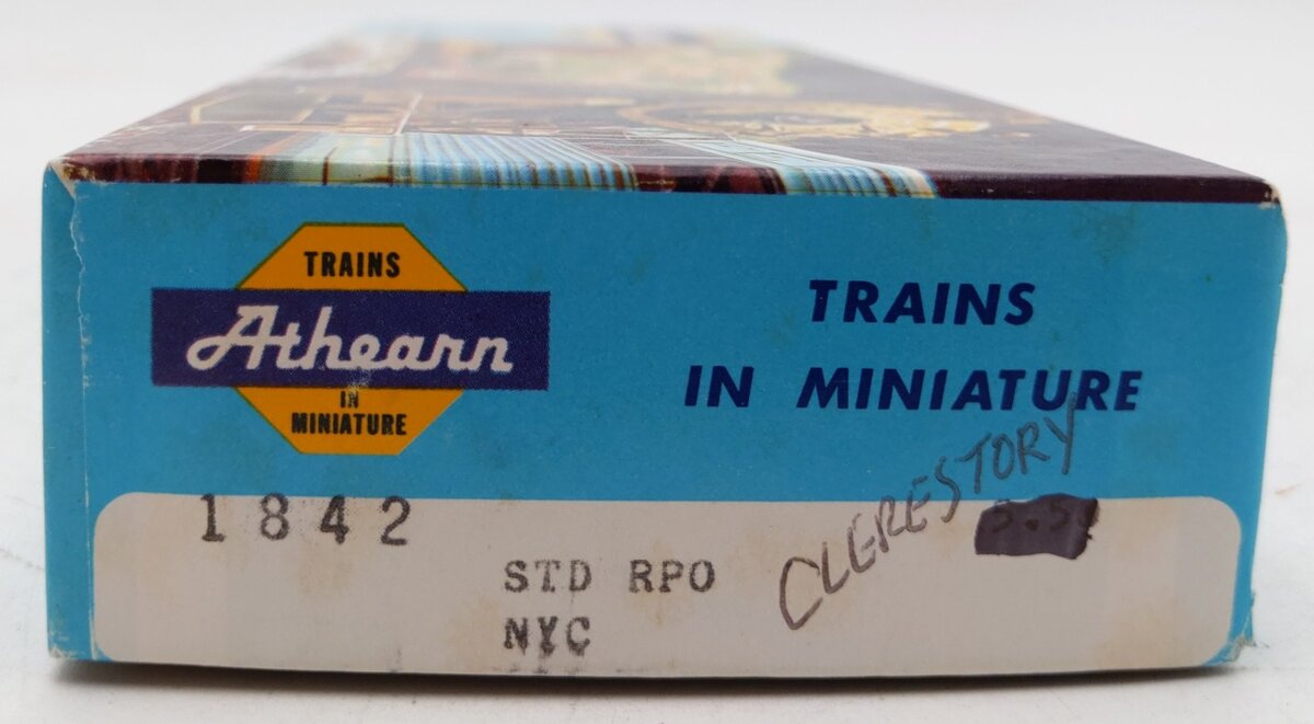 Athearn 1842 HO Scale New York Central RPO Mail Car #3087 LN/Box