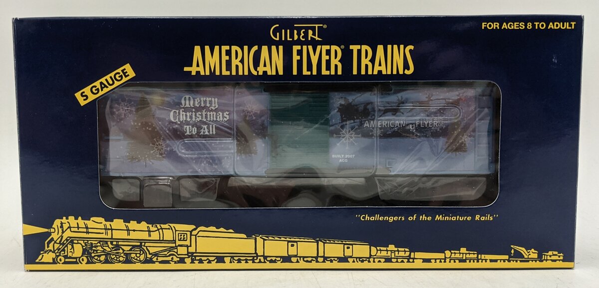 American Flyer 6-48368 S Gauge 2007 Holiday Boxcar NIB