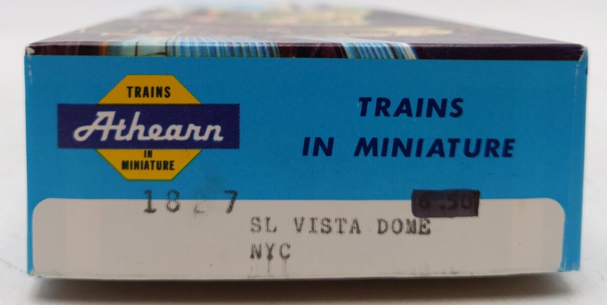Athearn 1827 HO New York Central Streamline Vista Dome Kit #9800 -Assembled EX/Box