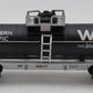 K-Line K632-2171 Western Pacific Single Dome Tank Car #6322171 EX/Box