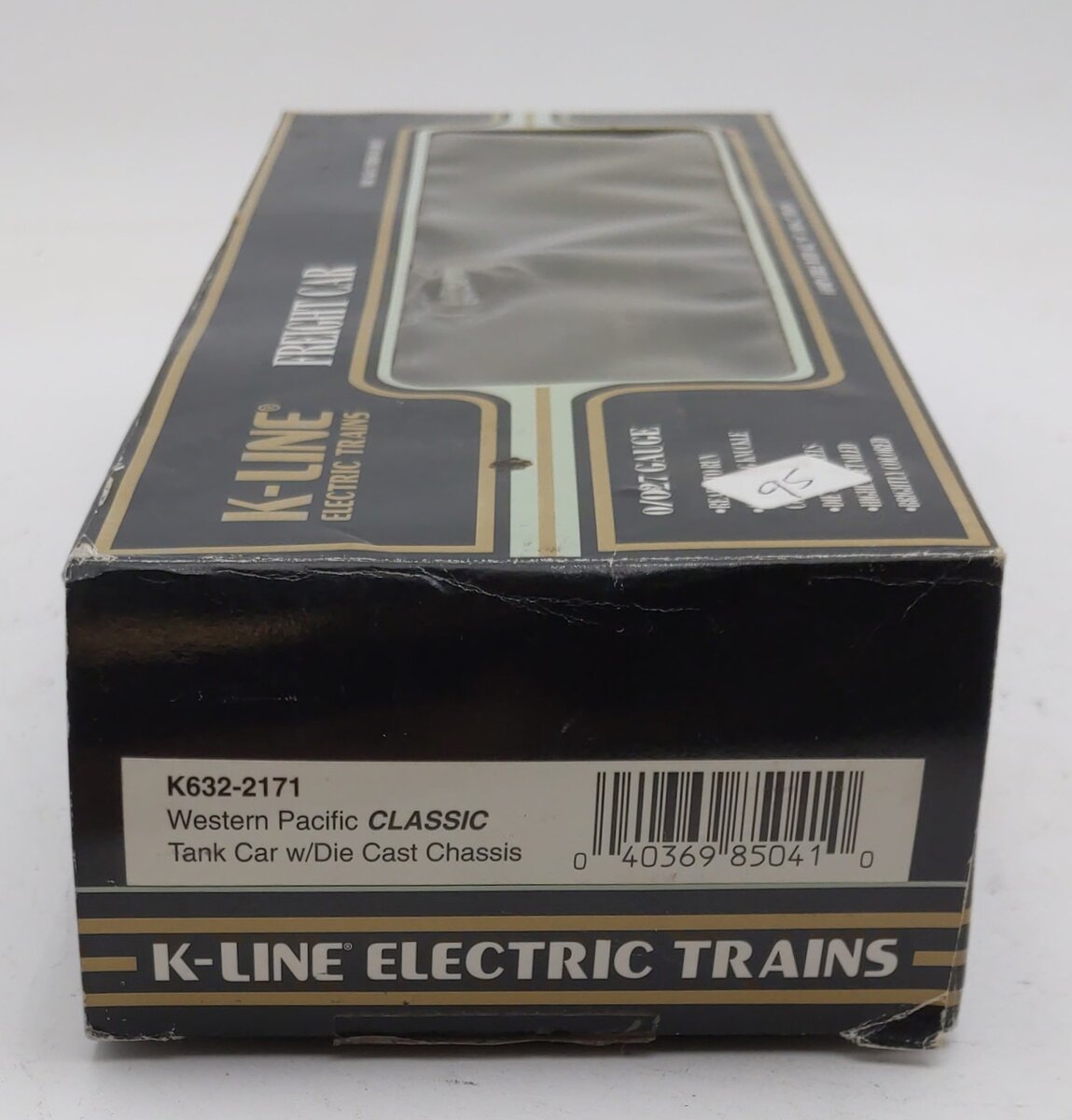 K-Line K632-2171 Western Pacific Single Dome Tank Car #6322171 EX/Box