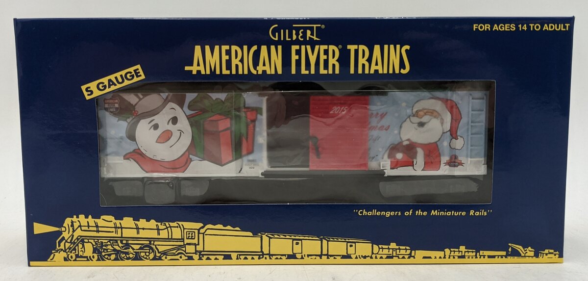 American Flyer 6-48882 S 2015 Christmas Boxcar NIB