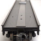 MTH 20-95215 O Missouri Kansas & Texas Railway Flat Car Black with 40’ Trailer  EX/Box