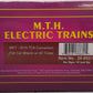 MTH 20-95215 O Missouri Kansas & Texas Railway Flat Car Black with 40’ Trailer  EX/Box
