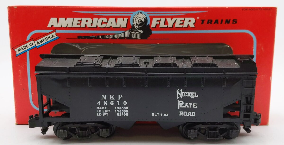 American Flyer 6-48610 S Gauge Nickel Plate Road Covered Hopper EX/Box