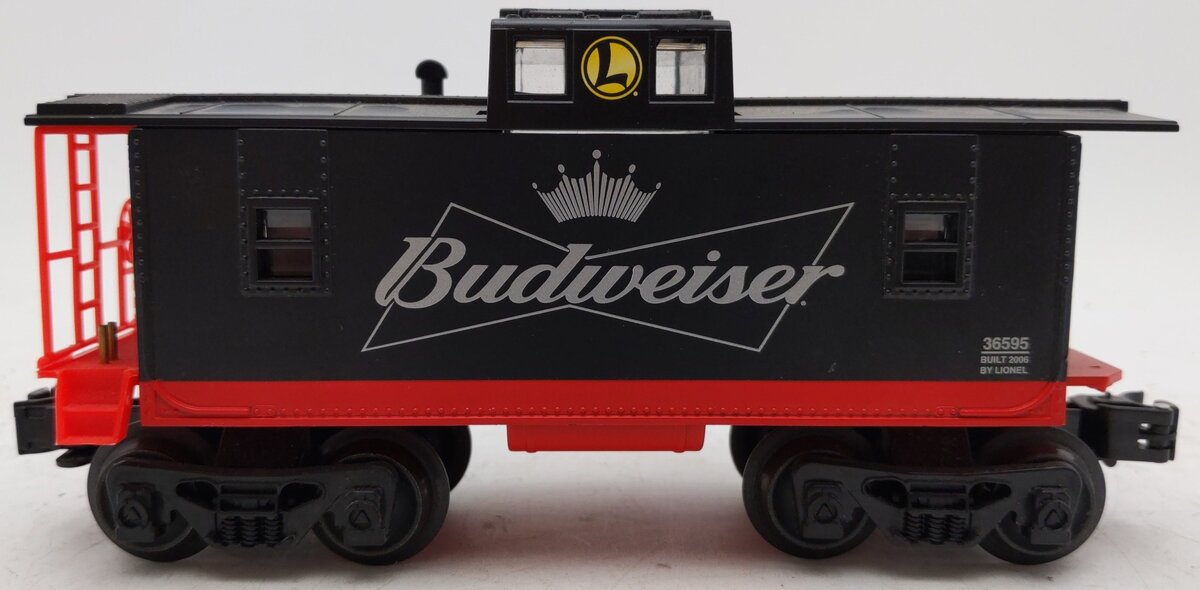 Lionel 6-36595 O Modern Budweiser Caboose VG