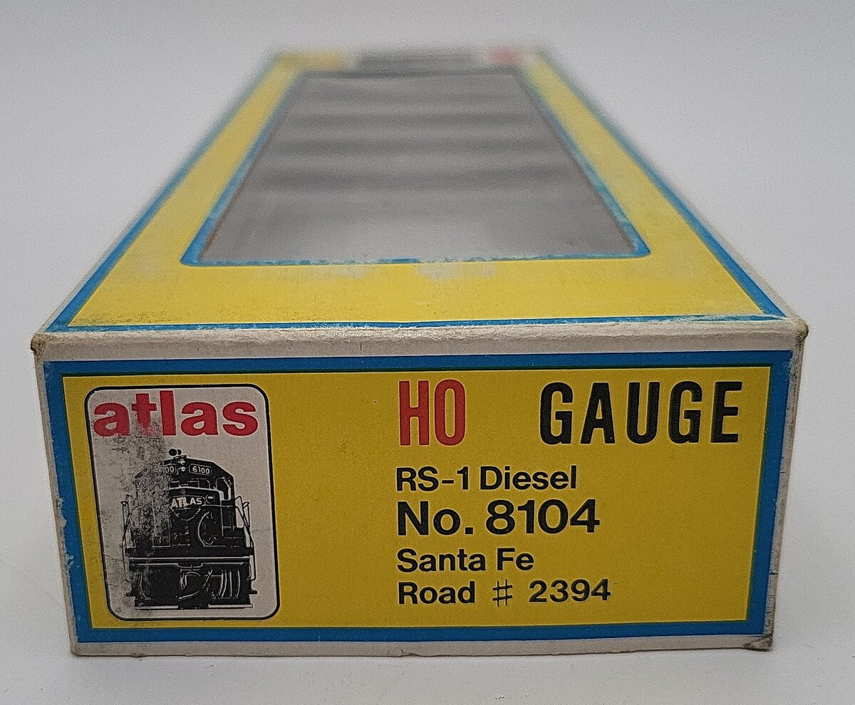 Atlas 8104 HO Santa Fe RS-1 Diesel Engine #2394 EX/Box