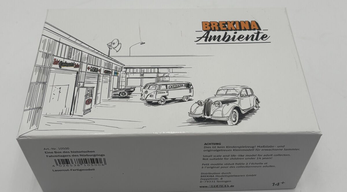 Brekina Automodelle 10500 HO Assembled Garage LN/Box