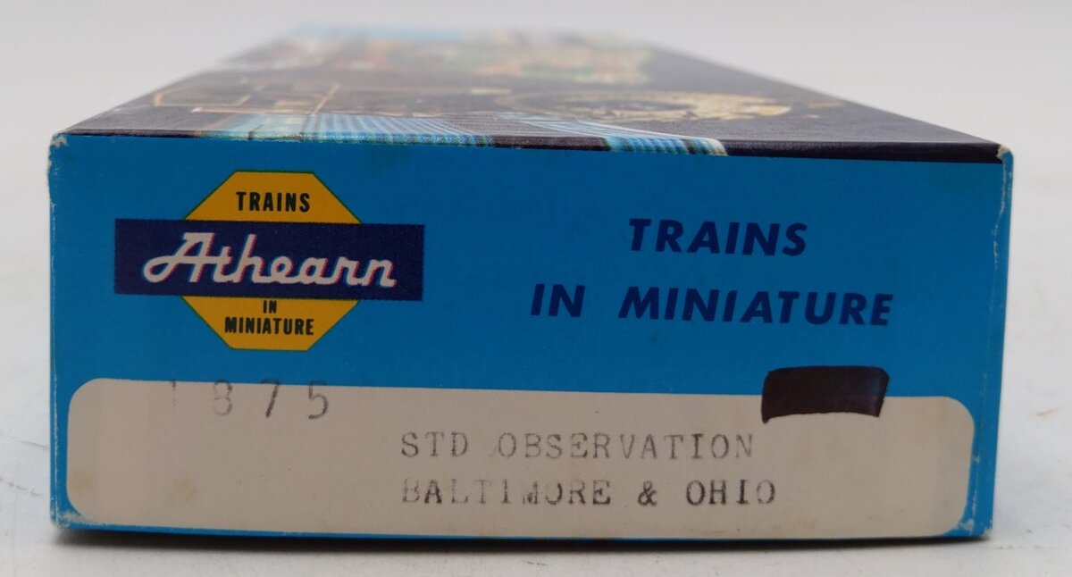 Athearn 1875 HO Baltimore and Ohio Observation Car #1036-Assembled LN/Box