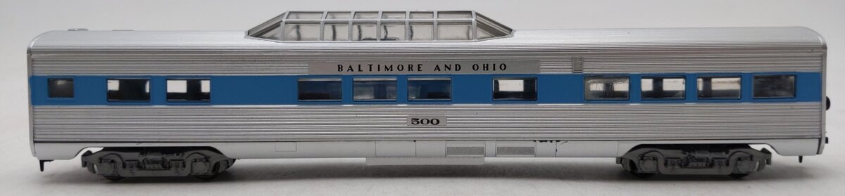 Athearn 1825 HO B&O Streamlined Vista Dome Kit #500 -Assembled EX/Box