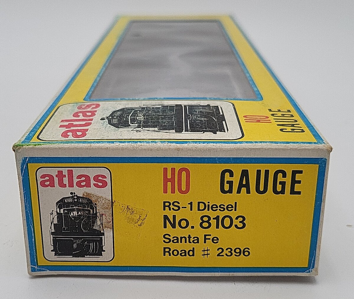 Atlas 8103 HO Scale Santa Fe RS-1 Diesel Locomotive #2396 EX/Box