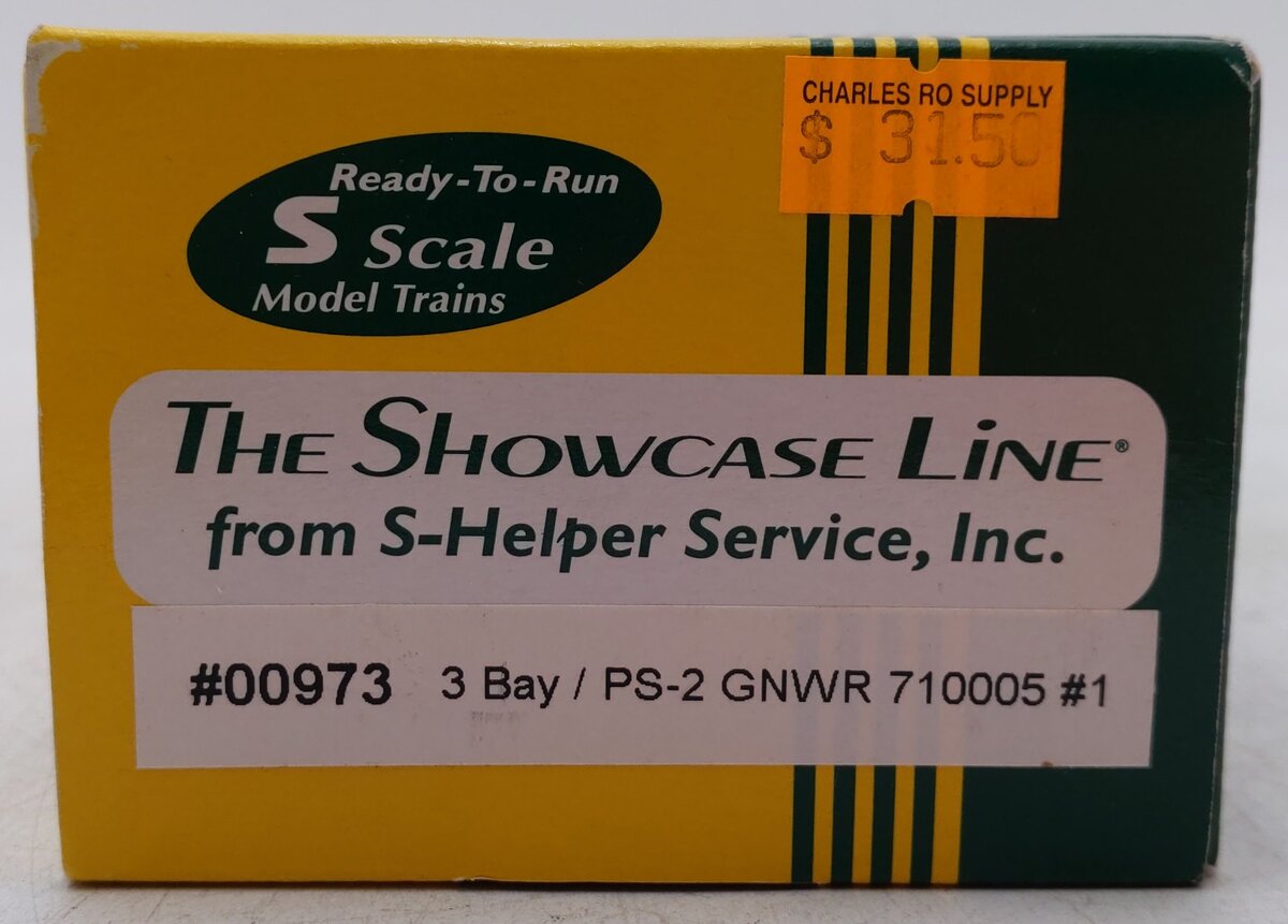 S-Helper 00973 S Gauge Genesee & Wyoming 3-Bay PS-2 Hopper #710005 EX/Box