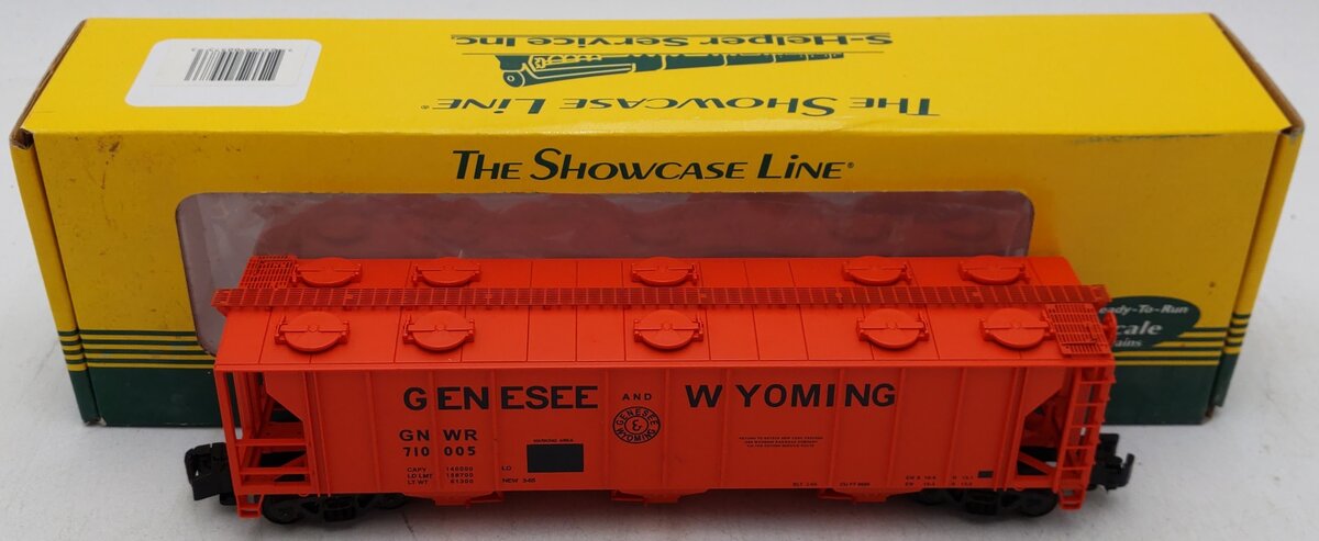 S-Helper 00973 S Gauge Genesee & Wyoming 3-Bay PS-2 Hopper #710005 EX/Box