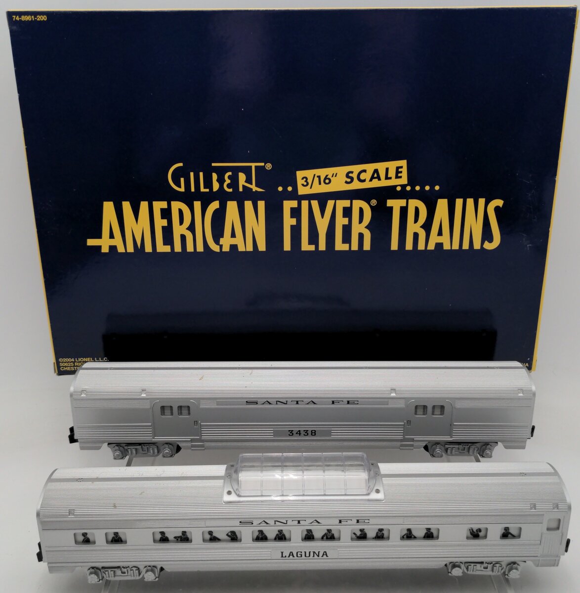 American Flyer 6-48968 S Santa Fe Passenger Car (Set of 2) EX/Box