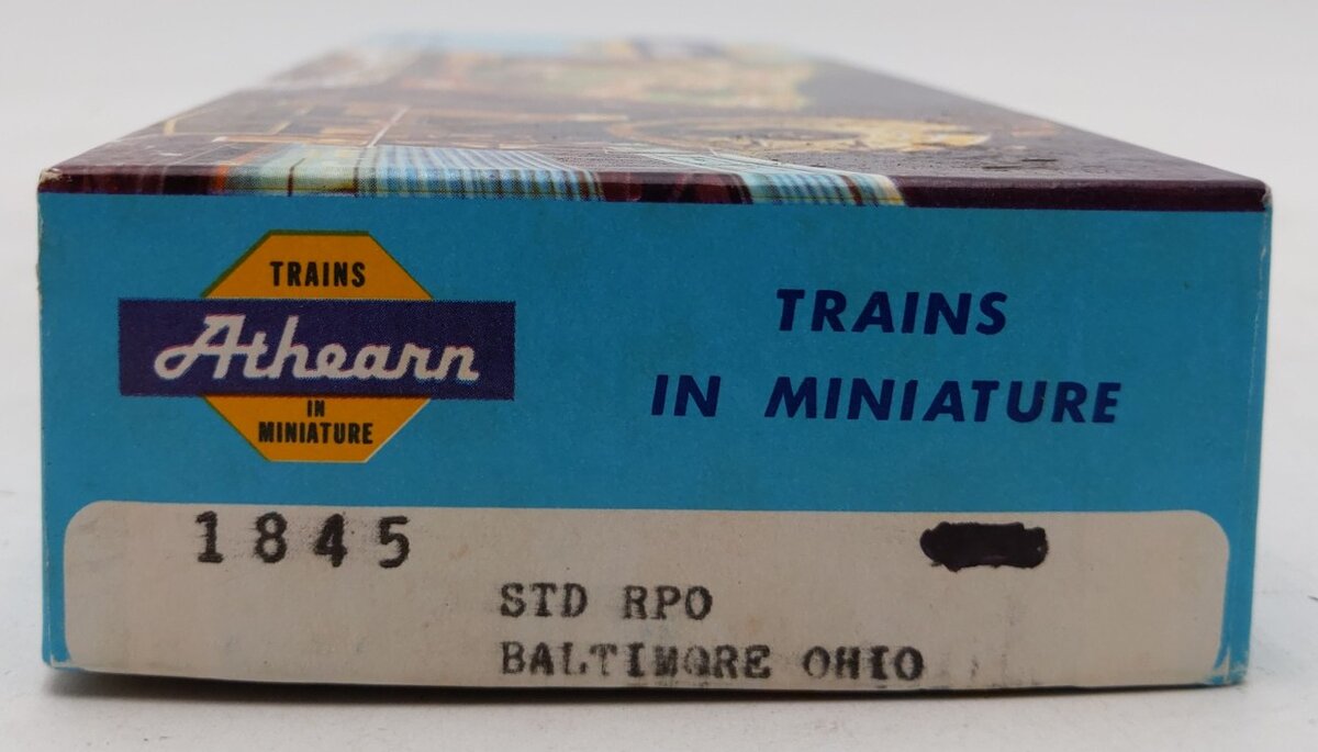 Athearn 1845 HO B&O Standard RPO Mail Car Kit #213-Assembled LN/Box