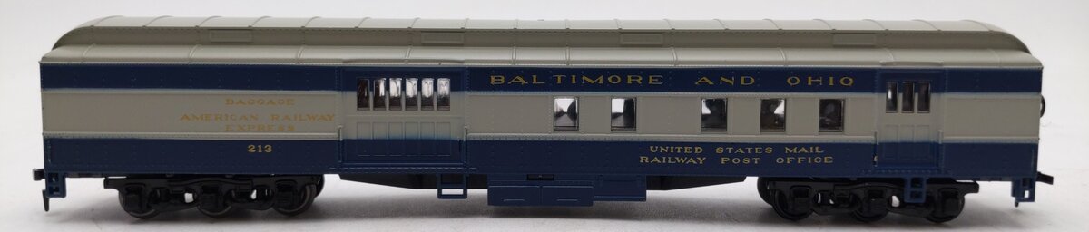 Athearn 1845 HO B&O Standard RPO Mail Car Kit #213-Assembled LN/Box