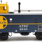MTH 30-77007 O Gauge Santa Fe RailKing Offset Steel Caboose Car #2243 LN/Box