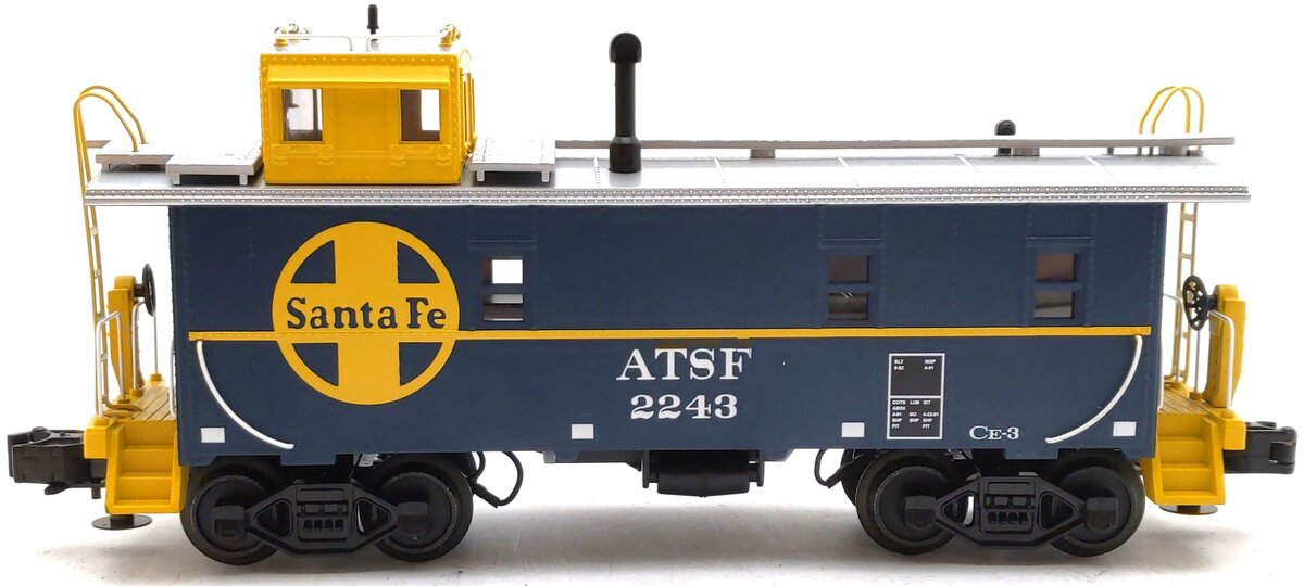 MTH 30-77007 O Gauge Santa Fe RailKing Offset Steel Caboose Car #2243 LN/Box