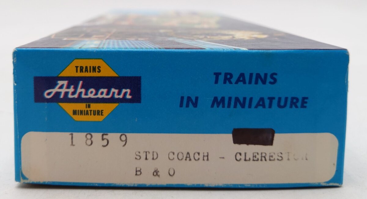 Athearn 1859 HO Baltimore & Ohio Coach Car #3609-Assembled LN/Box