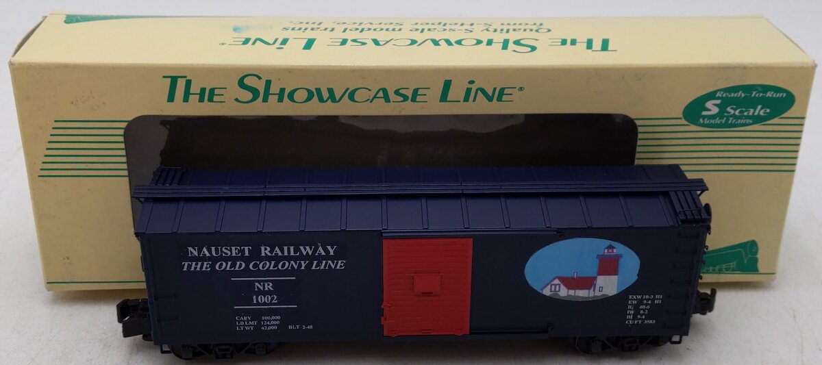 S-Helper 00124 S Modern Nauset Railway The Old Colony Line Boxcar #1002 EX/Box