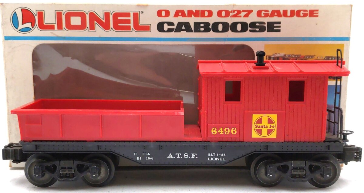 Lionel 6-6496 AT&SF Work Caboose EX/Box