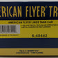 American Flyer 6-48442 S Gauge American Flyer Lines Air Service Tank Car EX/Box