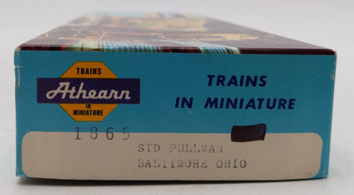 Athearn 1865 HO Baltimore And Ohio Pullman STD Passenger Car -Assembled LN/Box