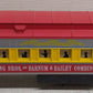 K-Line K0095 O Gauge Ringling Bros. and Barnum & Bailey 18" Circus Pie Car #94 EX