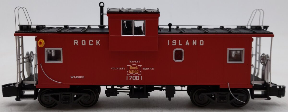 S-Helper 00601 S Gauge Rock Island Extended Vision Caboose #17001 LN/Box