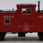 S-Helper 00601 S Gauge Rock Island Extended Vision Caboose #17001 LN/Box