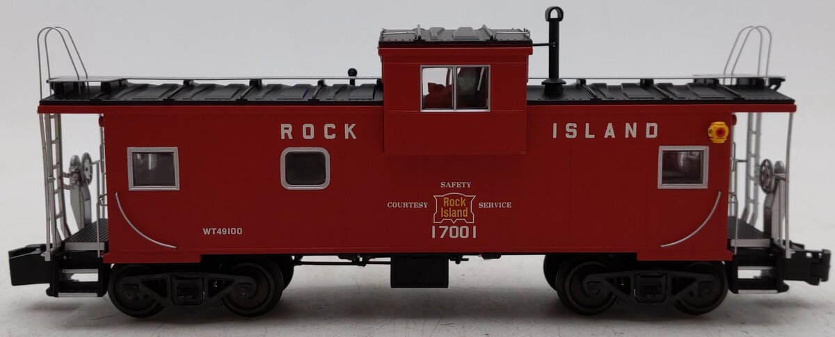S-Helper 00601 S Gauge Rock Island Extended Vision Caboose #17001 LN/Box
