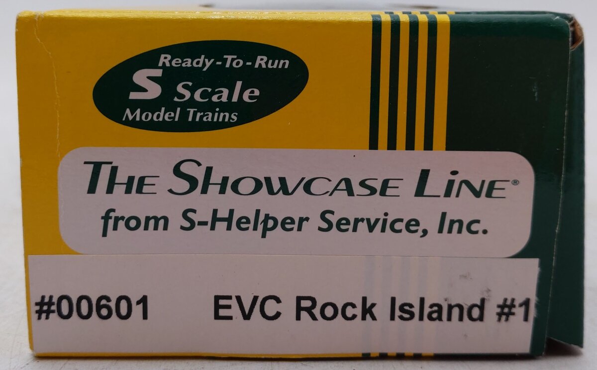 S-Helper 00601 S Gauge Rock Island Extended Vision Caboose #17001 LN/Box