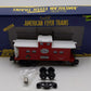American Flyer 6-48739 S Gauge North Pole Central Illuminated Christmas Caboose EX/Box