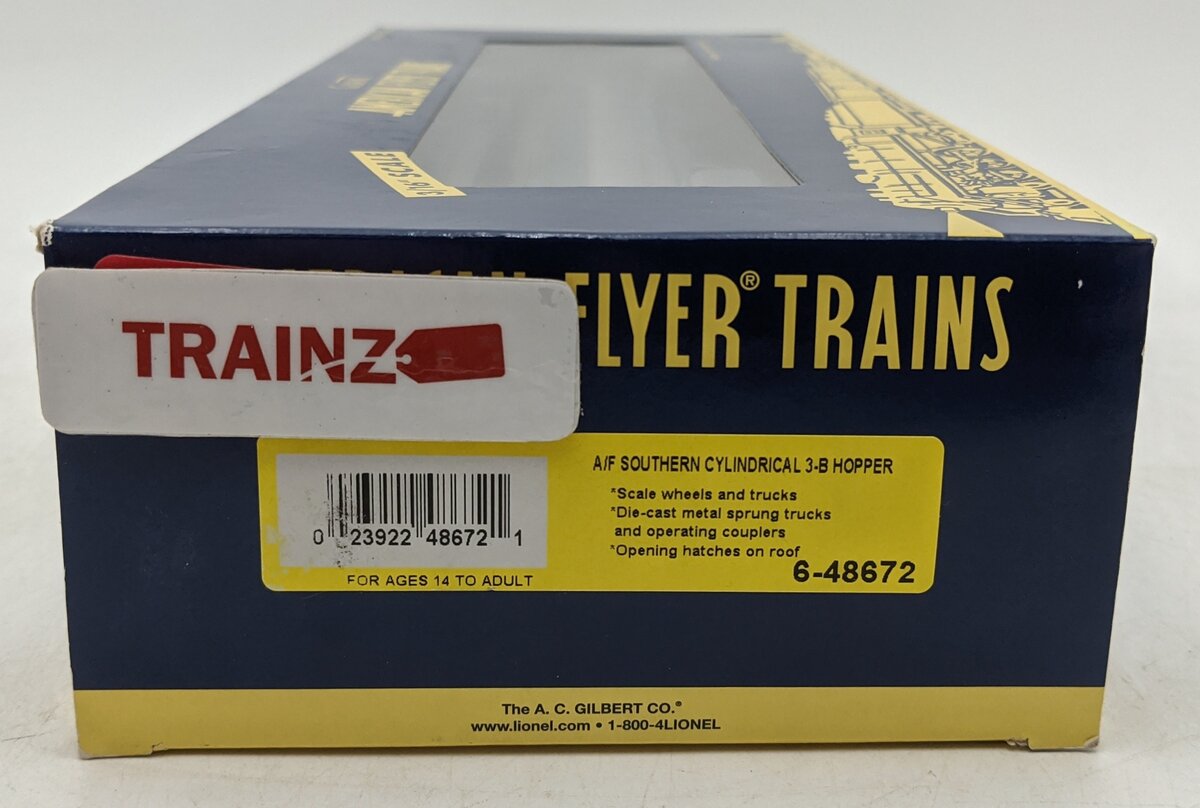 American Flyer 6-48672 S Southern NS Heritage Cylindrical Hopper Car #31990 NIB