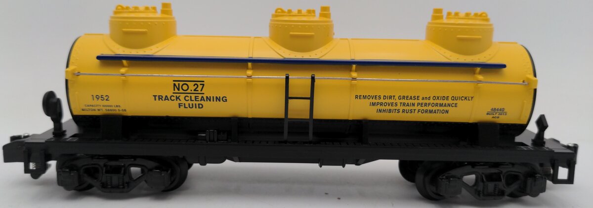 American Flyer 6-48440 S Gauge Track Cleaning Fluid 3-Dome Tank Car #27 LN/Box